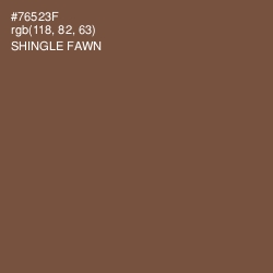 #76523F - Shingle Fawn Color Image